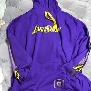 Los Angeles Lakers "Lakeshow" Hoodie Purple & Yellow NBA Basketball 3XL